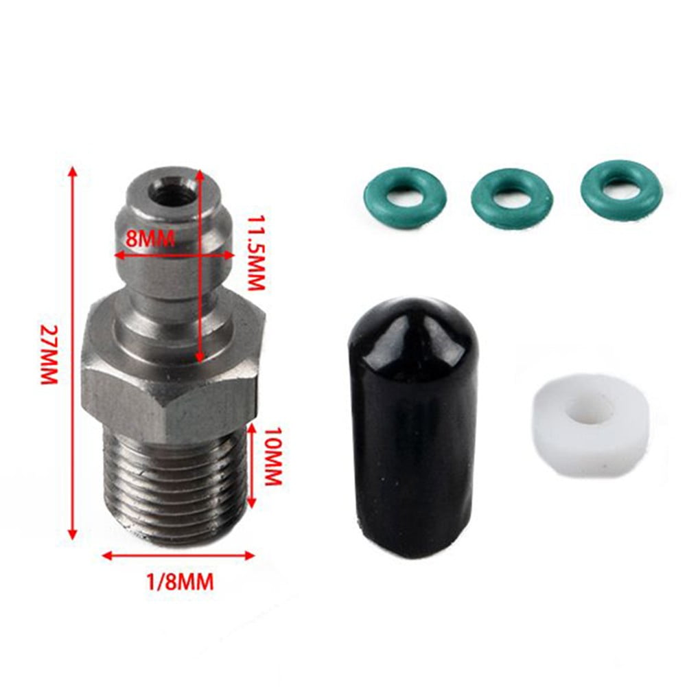 Air Supplement Fitting Stainless Steel PCP Paintball Pneumatic Quick