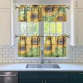 thumbnail image 3 of Farmhouse Country Curtains 24 Inch - 3 Panel Bohemian Floral Set with Vintage Rustic Design, Rod Pocket, 3 of 6