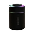 thumbnail image 2 of Multifunctional Humidifier in Multi Color Change, Desktop Decoration with Night Light, Gentle Mist Technology, Portable Built-In Battery and USB Charging Humidifier for Sleep Work Study (Black), 2 of 6