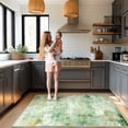 thumbnail image 5 of Socofuz 6'x9' Modern Abstract Washable Rugs, Non-Slip Carpet for Living Room Farmhouse Dining Room Office,Yellow and Green, 5 of 8