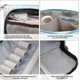 thumbnail image 3 of Big Capacity Pencil Case Organizer, Canvas Pen Pencil Pouch with Handle, Stationery Storage Cosmetic Bag for Middle High School College Students Girls, 3 of 4
