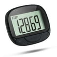 thumbnail image 2 of Multi-functional Step Counter 3D Pedometer with Clip for Fitness Tracker for Tracking Steps / Walking Distance / Calories Portable Fitness Monitor wit, 2 of 5