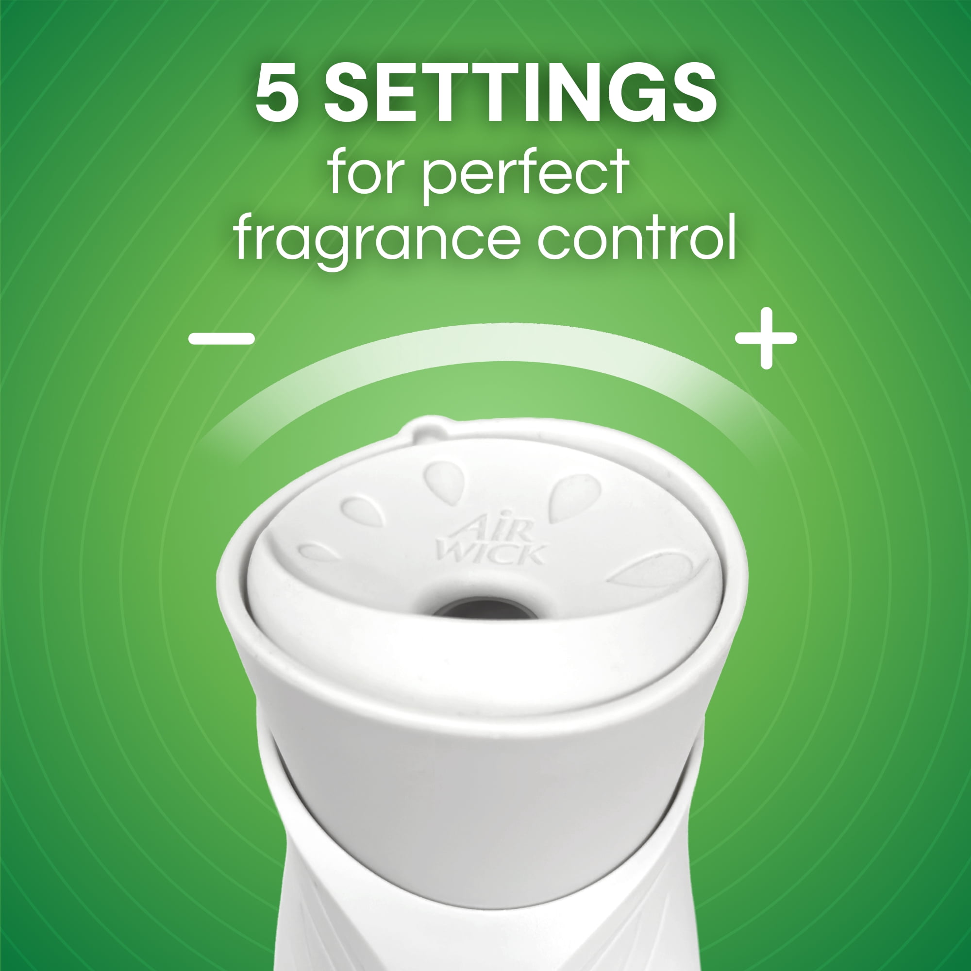 Air Wick Plug-in Scented Oil Warmer Air Freshener Device, White, 2 Count