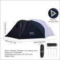 thumbnail image 2 of Tienda de campaña expansible para 2 personas, de una sola capa, impermeable, para senderismo y ampliar el espacio, 2 of 8