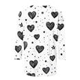 thumbnail image 4 of Tauxra T-Shirt à Manches 3/4 Coupe Ample pour Femmes, Haut Imprimé à Col Rond Décontracté pour Tous les Jours, T-Shirt Confortable et Doux pour Femmes, 4 of 5