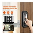 thumbnail image 2 of Mechanical Keyless Entry Door Lock Single/Double -Sided 14 Digit Keypad and Handle Embedded, 2 of 6
