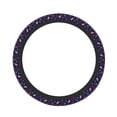 thumbnail image 2 of Lsque Winter Skiing Snowflakes Ultra Soft Car Steering Wheel Cover for Women, Standard 15 inch Size for Truck Van SUV Auto, 2 of 8