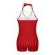 thumbnail image 5 of Mujeres Más Tamaño Manga Larga Tops Casual Color Sólido Blusa con Correa Ajustable de Espalda Y Bralette Incorporado, Poliéster Suave para el Uso Diario de Primavera, 5 of 8
