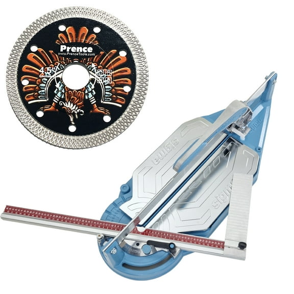 SIgma 4BN - 24 Inch Push Tile Cutter - NEX Series 4   Prence 4.5" Diamond Mesh Blade