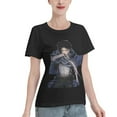 thumbnail image 2 of T-Shirt Basique à Manches Courtes pour Femmes Attaquant le Géant Levi Ackerman, 2 of 6