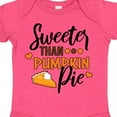 thumbnail image 4 of Inktastic Thanksgiving Sweeter Than Pumpkin Pie Boys or Girls Baby Bodysuit, 4 of 5