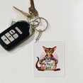 thumbnail image 4 of Happy Mother's Day Best Abyssinian Mom Ever Acrylic Keychain Cat Lover Kitten Owner Gifts Collar Charm Tag Keyring - 03002, 4 of 5