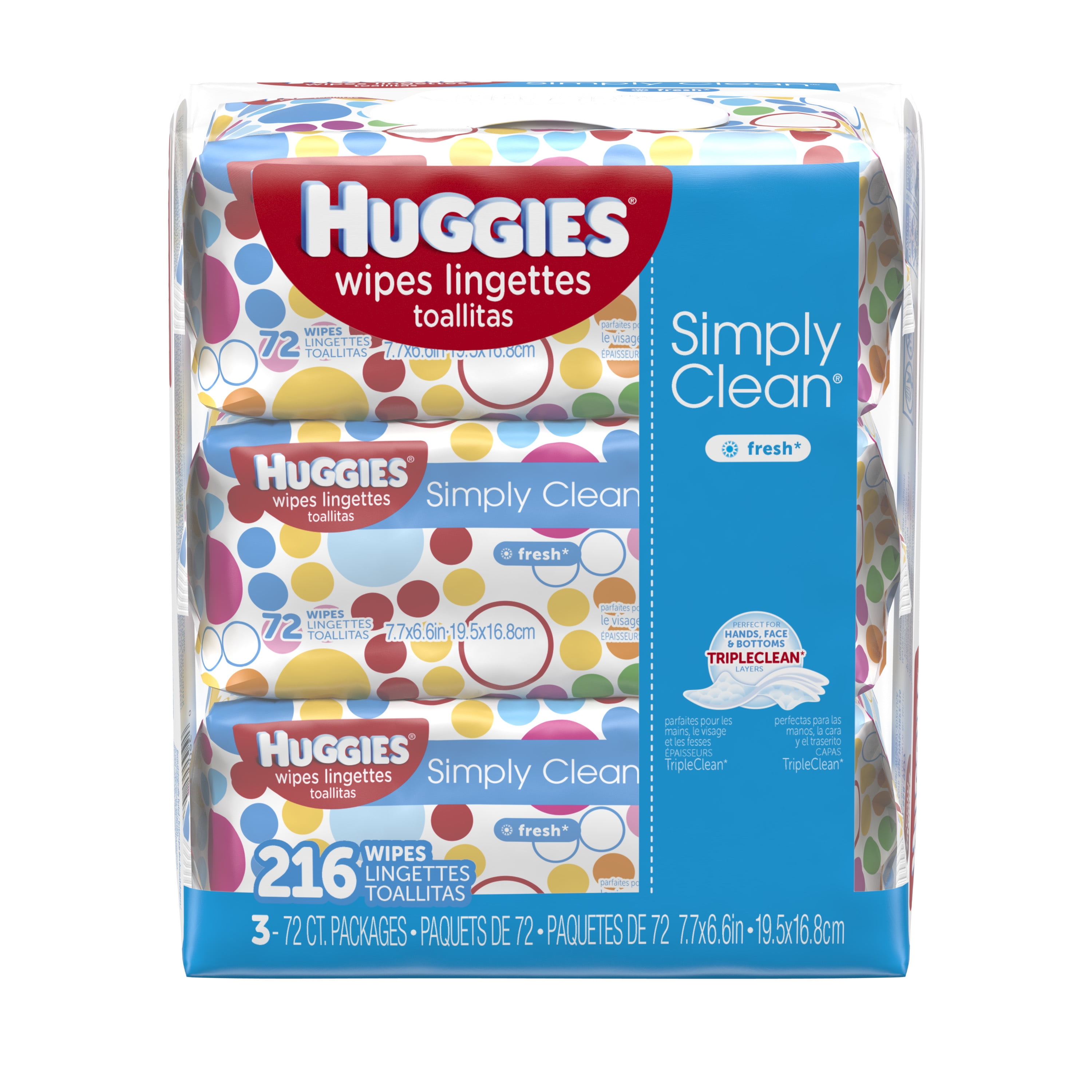 huggies simply clean wipes walmart