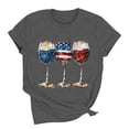 thumbnail image 4 of Women 4th of July Independence Day Shirts Funny Patriontic Graphic Short Sleeve Tee Tops, 4 of 6