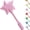 Pink, variant on Credit Card Tap to Pay Wand, 3D Printed Fairy Pay Wand, Contactless Payment Card Holder, Magic Wand Debit Card Holder