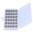 thumbnail image 3 of Bobbin Box Organizer Plastic Case Transparent 30 Slots Empty Spools Sewing Craft Storage, 3 of 5
