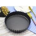 thumbnail image 2 of thinsony Round Shape Cake Mold Movable Bottom Carbon Steel Kitchen Pizza Cake Mold Baking Tray, 2 of 8