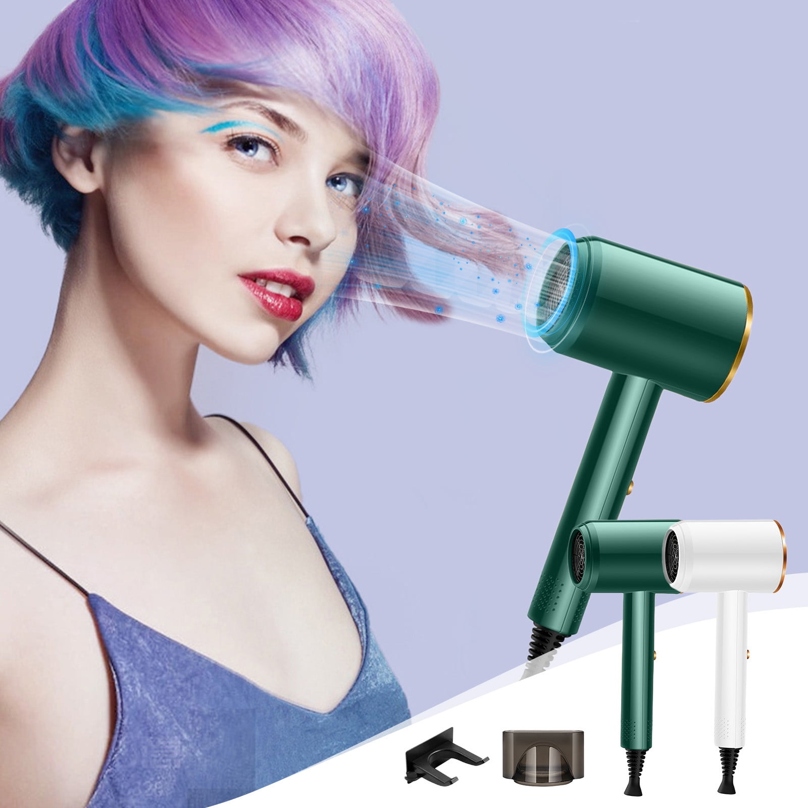 Iumwxz Coffee Mug Coffee Cup Hair Dryer High-Power Hair Dryer Home Hair Dryer Hot Wind Comb Hair Salon Blowing Comb Coffee Maker Green Plastic Reduced Price