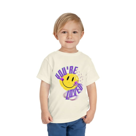 Bella Canvas Toddler You're Loved Short Sleeve Tee