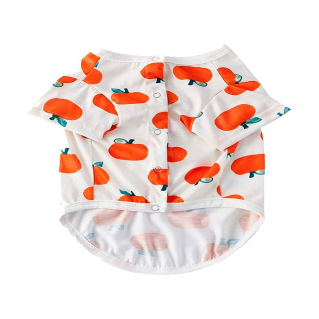 Pyjamas de Famille Assortis à la Mode d'Halloween avec des Boutons d'Impression de Fruits de Bande Dessinée