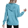 thumbnail image 4 of GigrtiJin Womens Plus Size Hoodies Long Sleeve Solid Color Sweatshirts Fall Comfy Button Fashion Pullover Tops, 4 of 4
