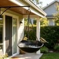 thumbnail image 6 of SLYNSHome Hanging Bird Bath for Outside Wood Hanging Birdbath & Bird Feeder for Outdoors Birds Water Wild Feeders Tray Bowl for Garden Balcony Decoration, 6 of 6