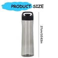 thumbnail image 3 of Large Capacity Plastic Water Bottle,Stylish Portable Handheld Straight Drink Cup,BPA-Free Reusable Sports Water Bottle with Leak-Proof Dust Lid, for Camping,Gym,Travel,Work,650ml, 3 of 5