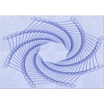thumbnail image 1 of Ahgly Company Machine Washable Indoor Rectangle Transitional Lavender Blue Area Rugs, 4' x 6', 1 of 7