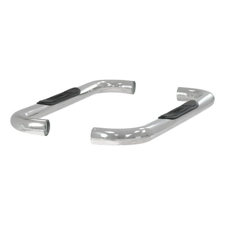ARIES 204018-2 3-Inch Round Polished Stainless Steel Nerf Bars, No-Drill, Select Chevrolet Blazer FS, Tahoe, GMC Yukon, C, K Fits select: 1988-1995 CHEVROLET GMT-400