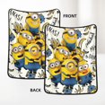 thumbnail image 1 of Manta de Minions, manta ultra suave de doble cara para sofá, dormitorio, manta de franela, regalo para todas las estaciones, 1 of 5
