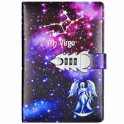 Milue Diary with Lock, Journal with Combination Lock Digital Password Notebook