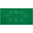 thumbnail image 5 of GSE Games & Sports Expert 2-Sided 36"x72" Casino Texas Holdem & Blackjack Tabletop Felt Layout Mat, Double Sided Casino Game Cover for Home Poker Game Night, 5 of 7