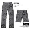 thumbnail image 3 of liyiyiyia Mens Convertible Hiking Cargo Pants Outdoor Quick Dry Zip Off Safari Trousers Lightweight Fishing Pant with Multi Pockets, 3 of 8