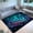 3d Butterflies 11, variant on Butterfly Rugs for Bedroom Decor Blue Butterfly Theme Prints Carpets for Girls Boy Butterfly Area Rug Floor Polyester Mat Rectangle Area Rug, Area Rug for Living Room & Bedroom