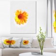 thumbnail image 1 of Croquis Aquarelle Jaune Coreopsis - Impression sur Toile Florale, 1 of 4
