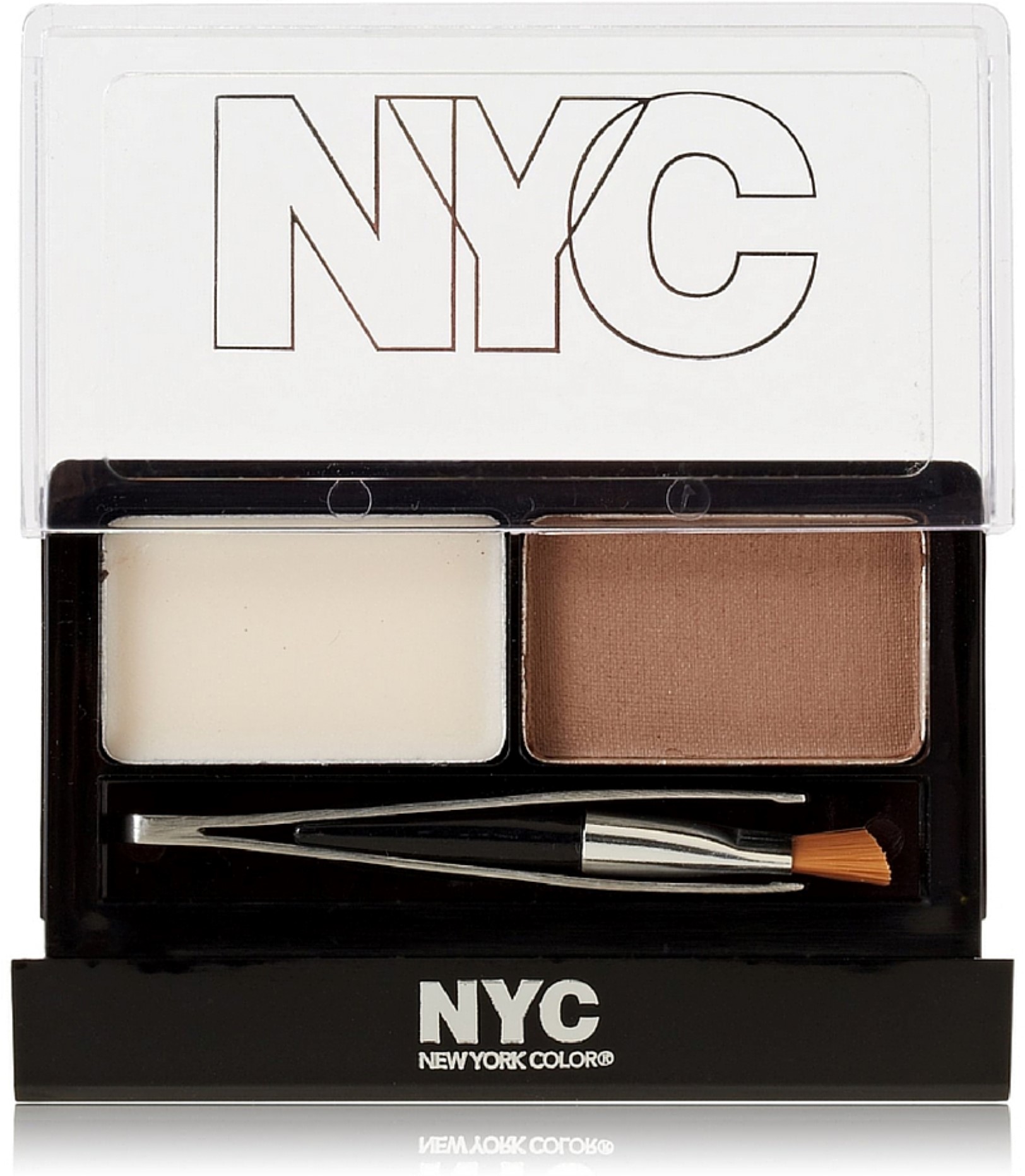New York Color  Browser Brush-On Brow Kit, Brunette [876] 1 ea (Pack of 4) - image 1 of 1