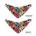 thumbnail image 3 of Naloa Different Cats 1 Dog Bandana Large and Small-Dog Scarf Bib Handkerchief Accessories for Dogs and Cats(S-L)-Large, 3 of 5