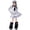 Black, variant on FYEGRE Elegant Kids Girls Skirt Suit Set For Stage Performance And Carnival Festival Show Outfit Kids Girls Shiny Metallic Motorcycle Short Moto Biker Skirt Suit Set Black XXXL