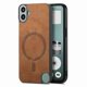 thumbnail image 1 of For Nothing CMF Phone 1 Leather Back Case Compatible with MagSafe Skin-Touch Phone Cover - Green, 1 of 5