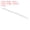White, variant on Uxcell 10" Acrylic Keychain Wristlet with Clasps Strap Link Bag Clip, Black 2 Pack