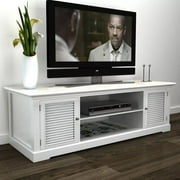 vidaXL TV Stand White Wood