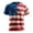 01-Multicolour, variant on KHONTS Men's American Flag T-Shirt Patriotic Vintage Shirts 4th of July Short Sleeve Hipster Tee Shirt 03-Multicolour XL