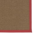 thumbnail image 3 of Linon Home Decor Faux Sisal Area Rug or Runner Collection, Brown and Red, 2'6" x 7'6", 3 of 3