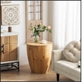 thumbnail image 3 of 21.06"Vintage Style Bucket Shaped Coffee Table for Office, Dining Room and Living Room, 3 of 10