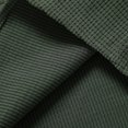 thumbnail image 5 of Camisas Elvqul Hombre Algodón Casual Manga Corta Verde del Ejército Estampado Solapa Botones, 5 of 5