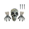 thumbnail image 1 of Piquets de Pelouse de Cour Zombie Effrayants Squelette Accessoire Décorations d'Halloween Vert, 1 of 6