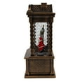 thumbnail image 4 of Kurt Adler 5.84-Inch Battery Operated Lighted Santa Fireplace Water Lantern House, 4 of 8