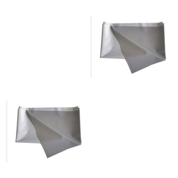 Matsuzay Pantalla de proyector 16: 9 Pantallas de proyección de cortina de 84 pulgadas Oficina plegable 2piezas