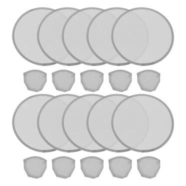 Uxcell 10" Foldable Flying Disc Folding Pocket Flying Disc Bulk Set Grey 10 Pack