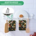 thumbnail image 4 of Yayeee Pot Holders Kitchen Heat Resistant with Pockets 7"x9.8" Cotton Oven Cooking Hot Pads, Various Mushrooms Pattern, 4 of 7